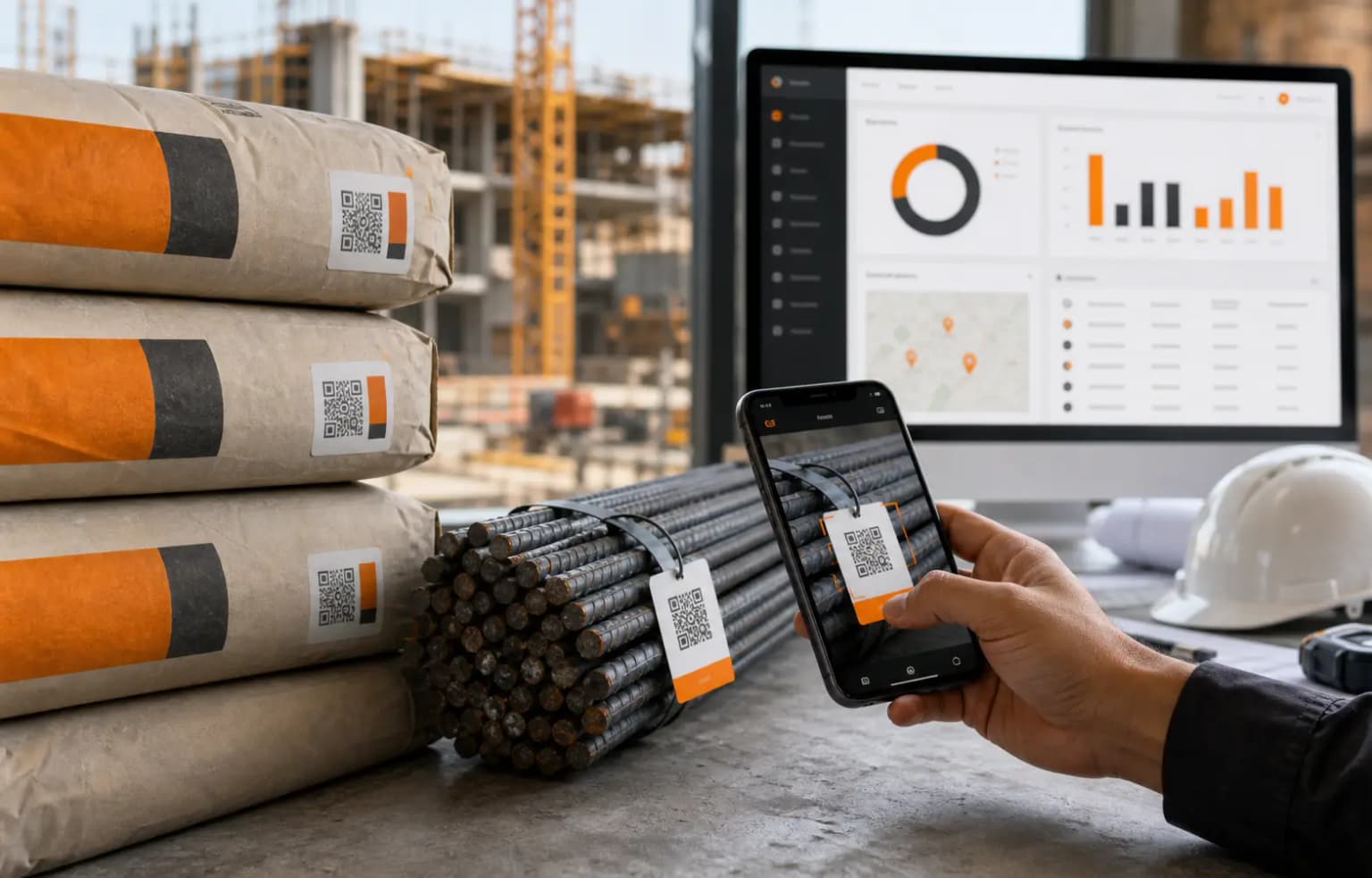 Building material and steel bundles coding details