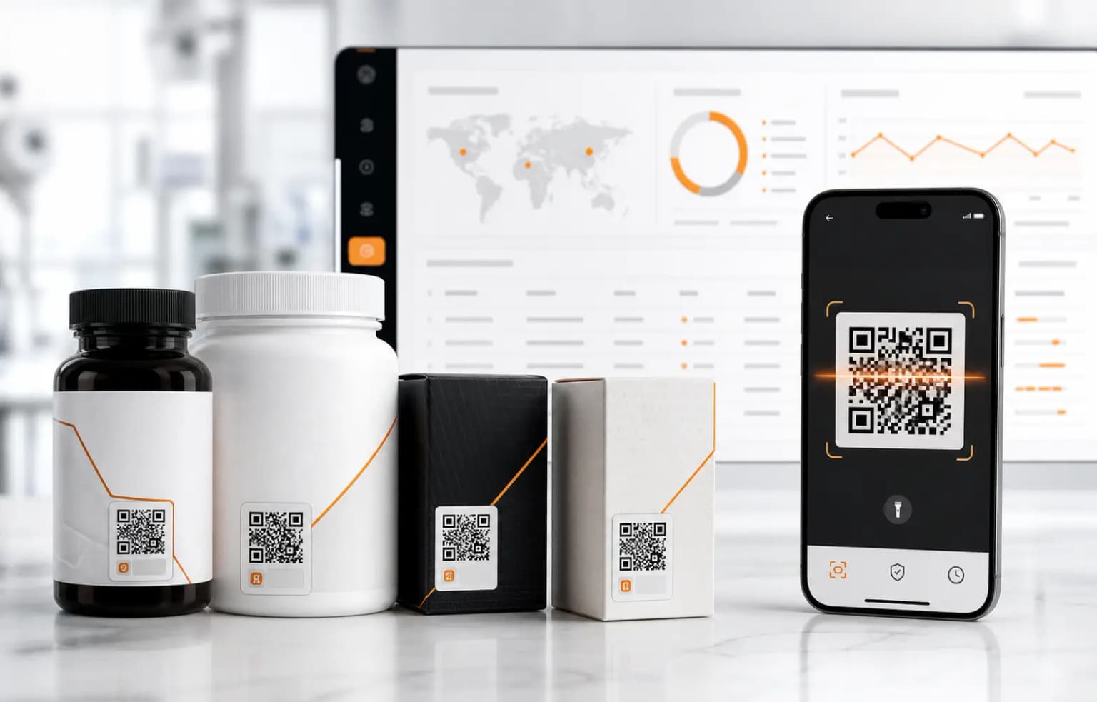Health and wellness product coding and batch purity details