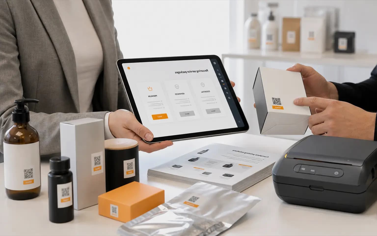 Connected packaging solution models