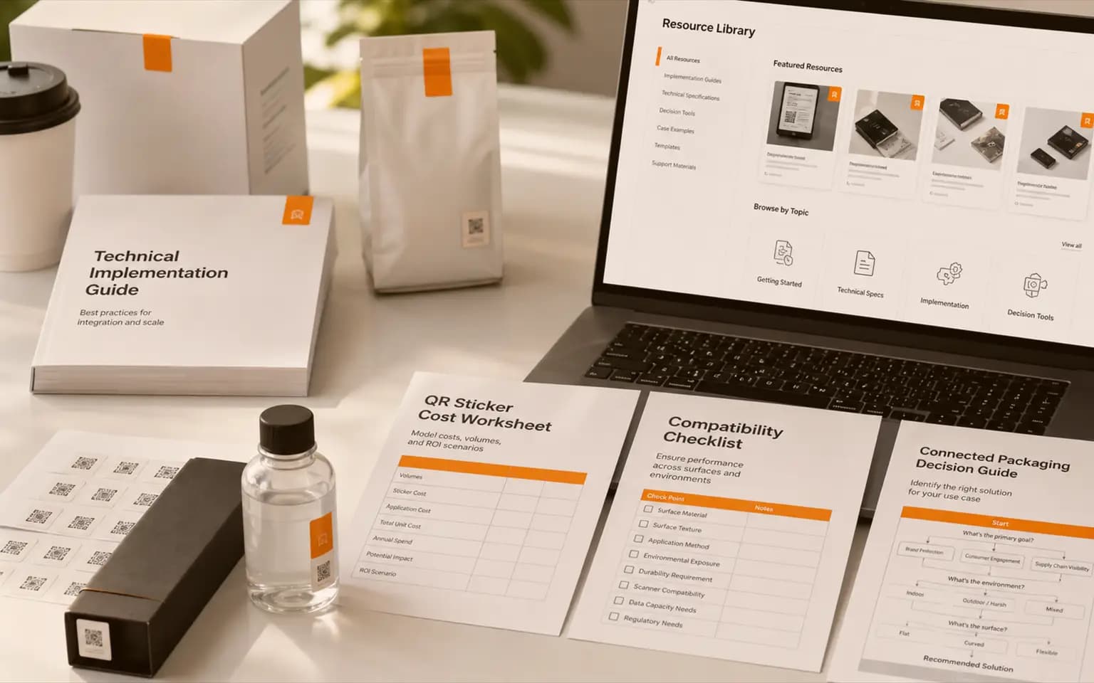 DTC customer scan rewards mockup page