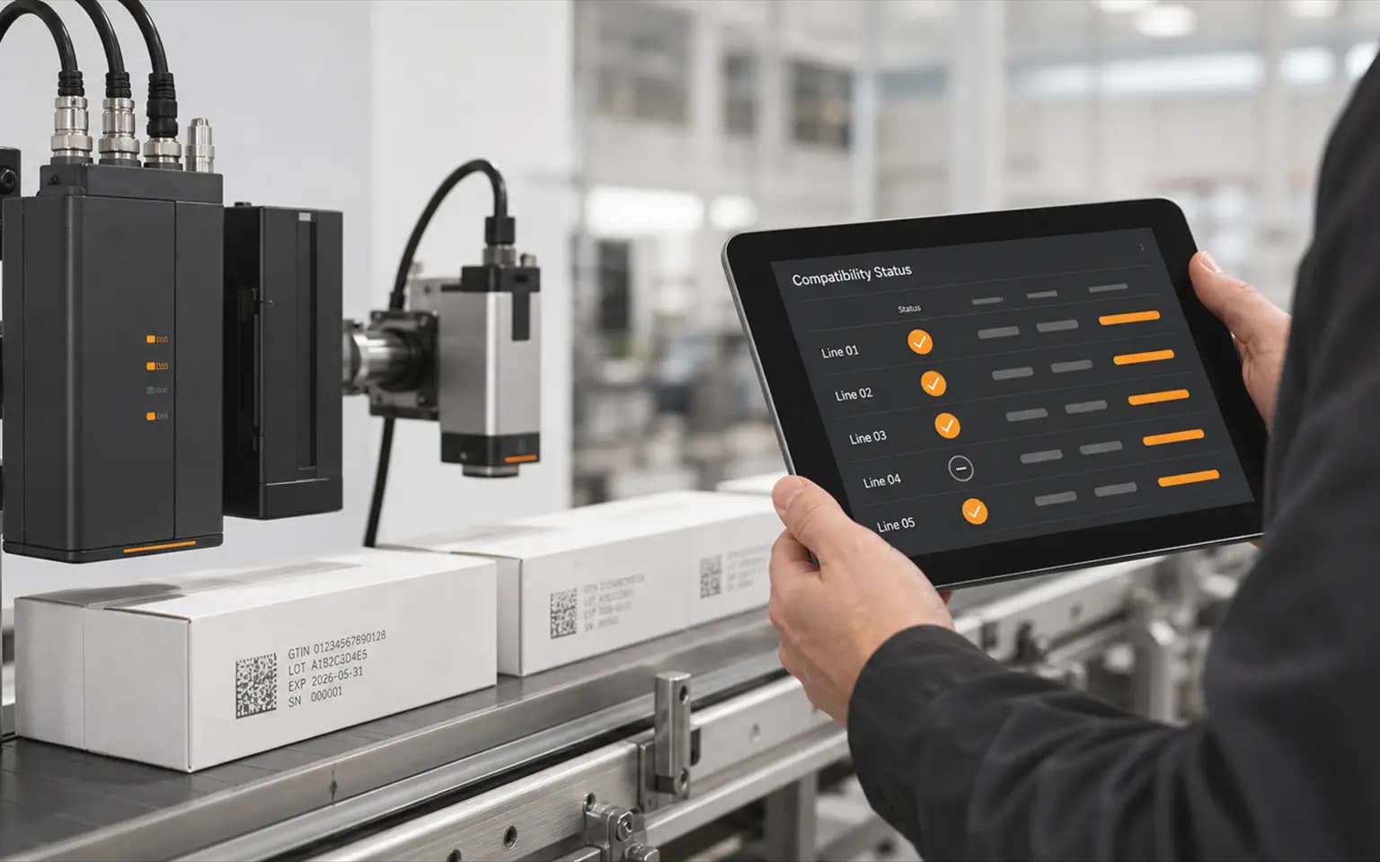 KGK CIJ printer marking beverage packaging