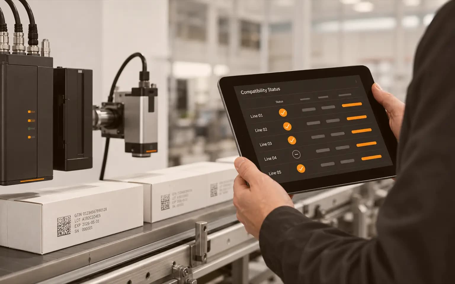 Linx printer marking secondary packaging